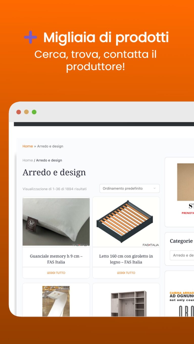 Migliaia di prodotti